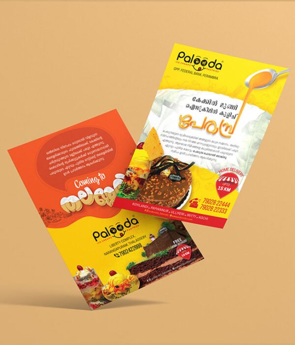 Palooda Pastries Flyer Designs